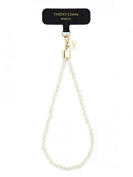 Foto van product Cheeky Chain Munich Smartphonehoesje 'Hawaii' goud / wit