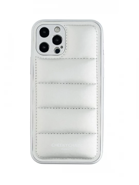 Foto van product Cheeky Chain Munich Smartphonehoesje 'iPhone 13 Pro' zilver