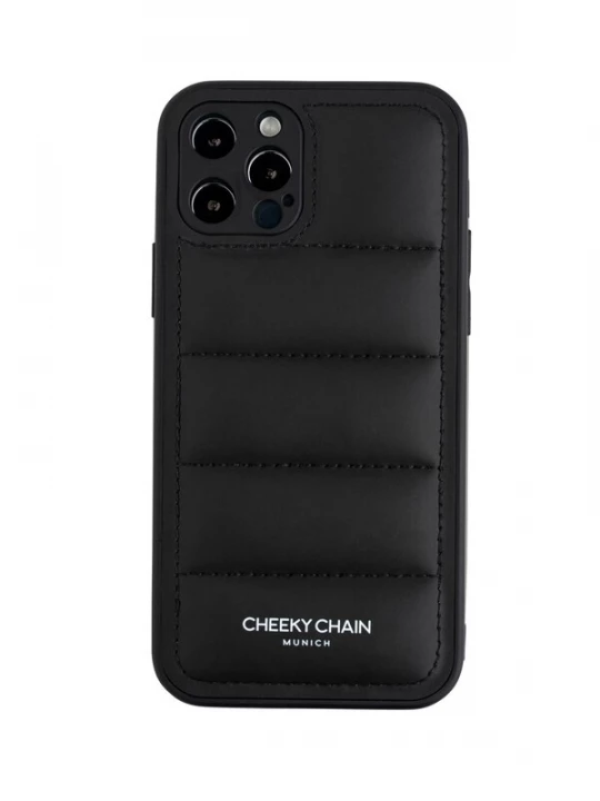 Foto van product Cheeky Chain Munich Smartphonehoesje 'iPhone 12 Pro' zwart / wit