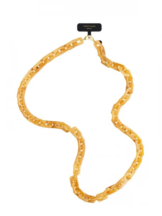 Foto van product Cheeky Chain Munich Smartphonehoesje 'Kelly' honing / safraan