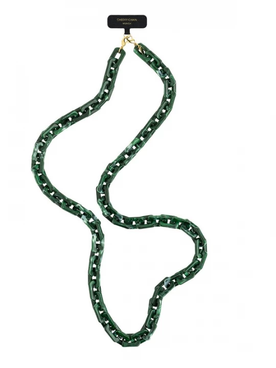 Foto van product Cheeky Chain Munich Smartphonehoesje 'Kelly' smaragd