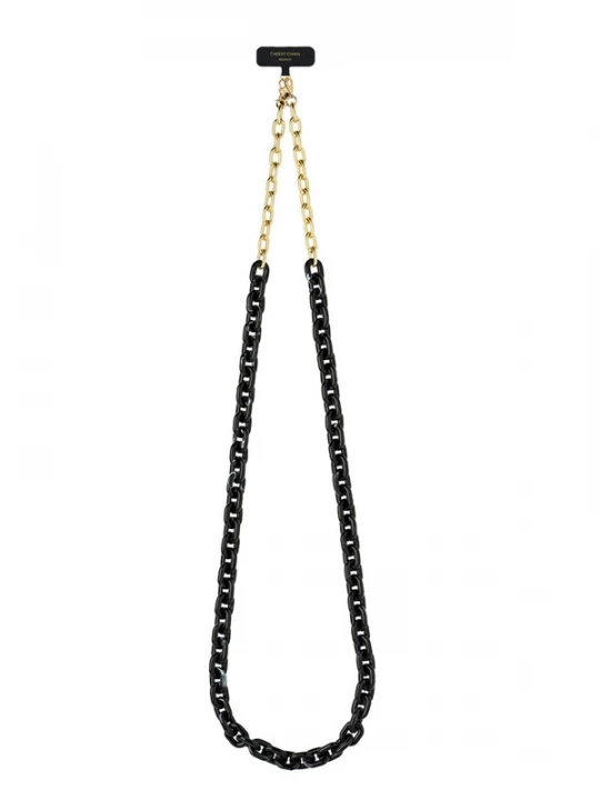 Foto van product Cheeky Chain Munich Smartphonehoesje 'Mathilda' goud / zwart