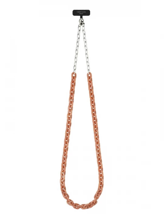 Foto van product Cheeky Chain Munich Smartphonehoesje 'Mathilda' rosa / zilver