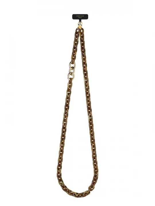 Foto van product Cheeky Chain Munich Smartphonehoesje 'Nova' bruin / goud