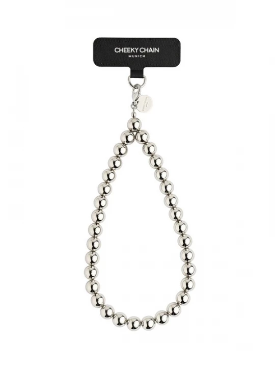 Foto van product Cheeky Chain Munich Smartphonehoesje 'Poppy' zilver