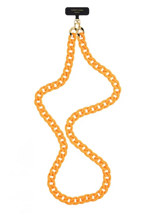 Foto van product Cheeky Chain Munich Smartphonehoesje 'Silk' oranje