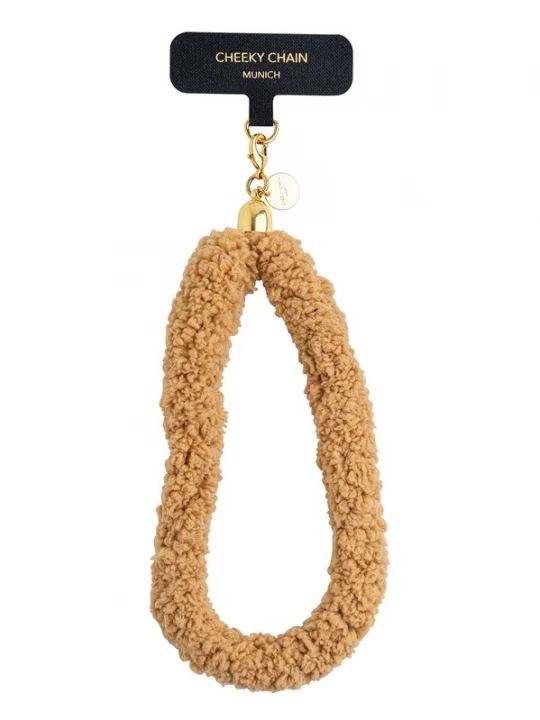 Foto van product Cheeky Chain Munich Smartphonehoesje 'Teddy' cappuccino