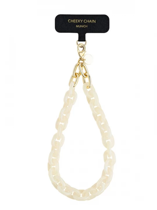 Foto van product Cheeky Chain Munich Smartphonehoesje 'Tokio' beige / goud