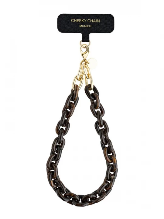 Foto van product Cheeky Chain Munich Smartphonehoesje 'Tokio' bruin / goud