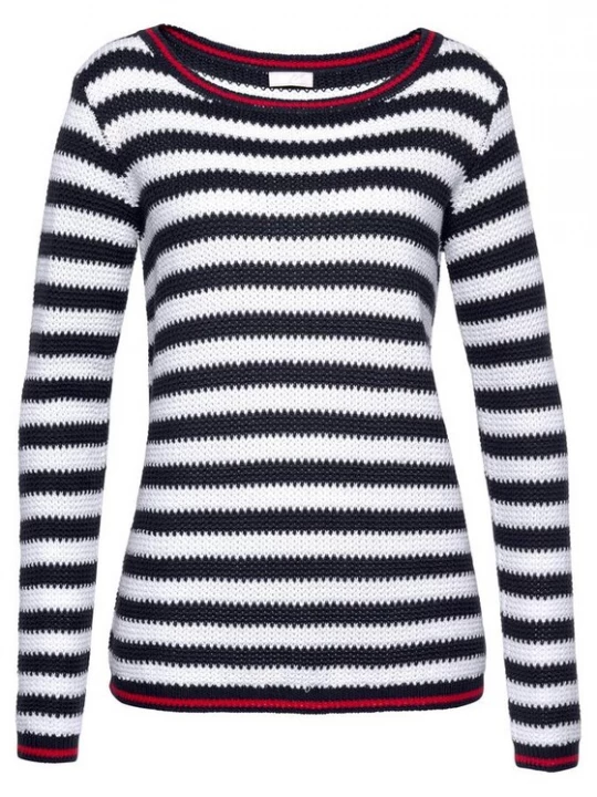 Foto van product CHEER Trui rood / zwart / wit