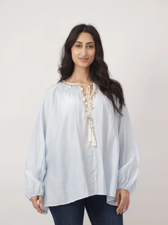 Foto van product CHERRY KOKO Tuniek lichtblauw