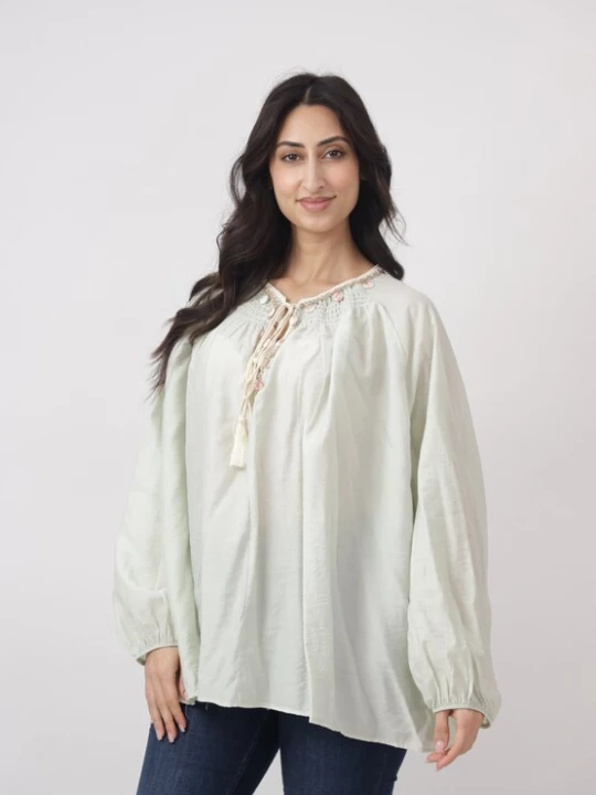 Foto van product CHERRY KOKO Tuniek pastelgroen