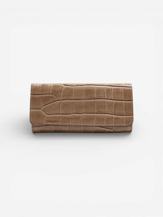 Foto van product Cheval Firenze Portemonnee 'COSMO CROC' taupe