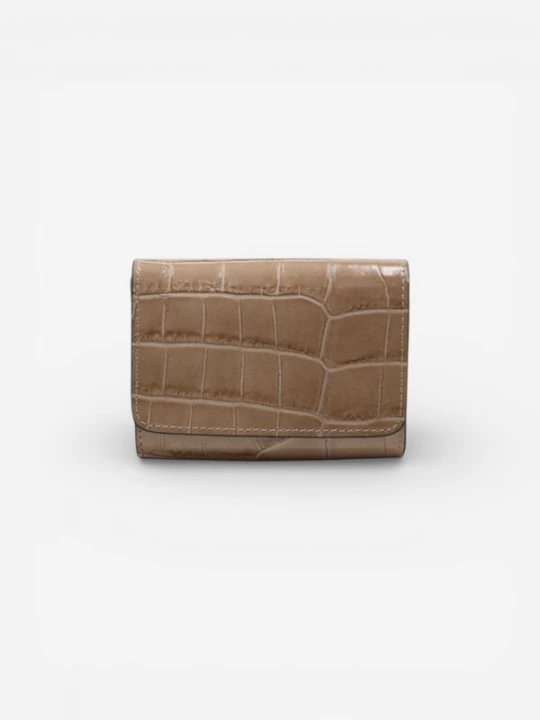 Foto van product Cheval Firenze Portemonnee 'COSMO MINI CROC' taupe