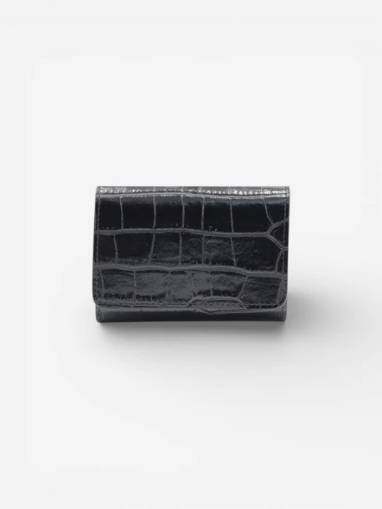 Foto van product Cheval Firenze Portemonnee 'COSMO MINI CROC' zwart
