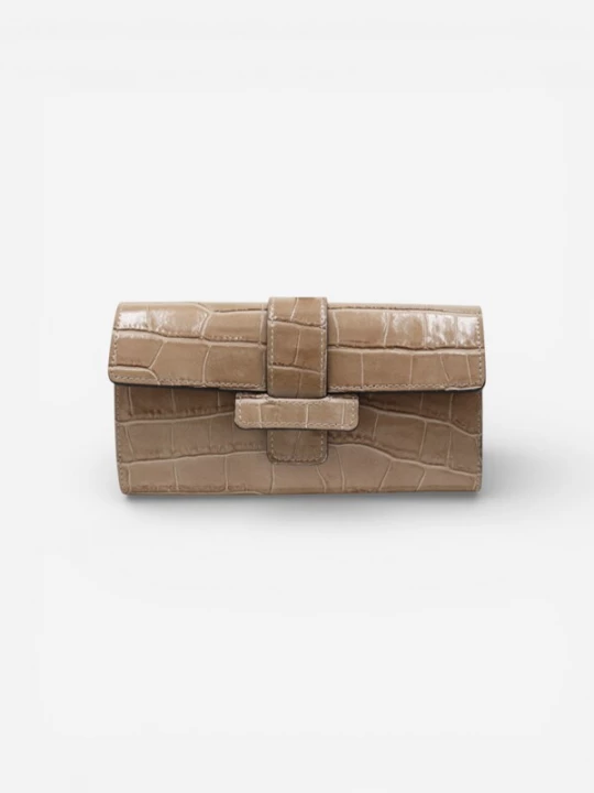 Foto van product Cheval Firenze Portemonnee 'DEAN CROC' taupe