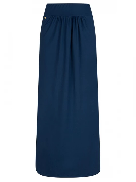 Foto van product Chic by Lirette Rok 'Maxi skirt Natural' donkerblauw
