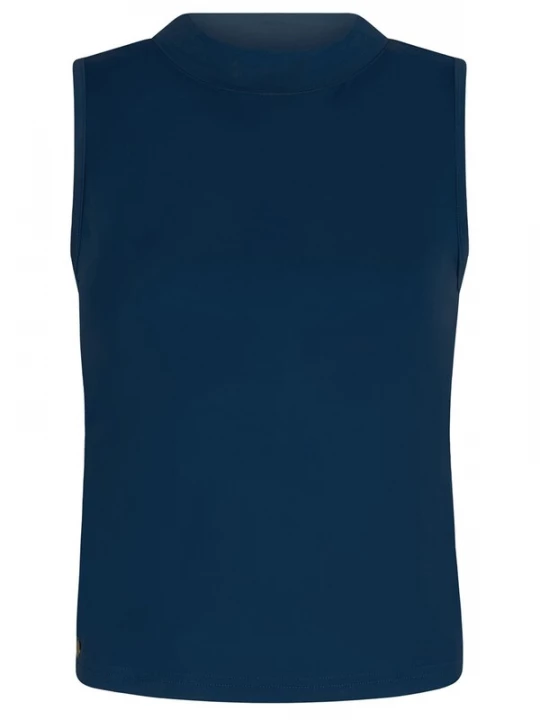 Foto van product Chic by Lirette Top 'Crop top halter Natural' nachtblauw