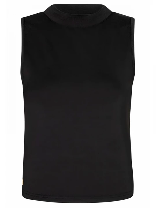 Foto van product Chic by Lirette Top 'Crop top halter Natural' zwart