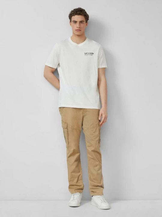 Foto van product Chicago: Cargo broek met comfort tailleband in stretch katoen s.Oliver bruin