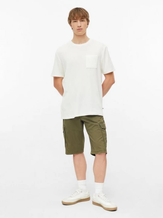 Foto van product Chicago: Cargo shorts met comfort tailleband in stretch katoen s.Oliver olijfgroen