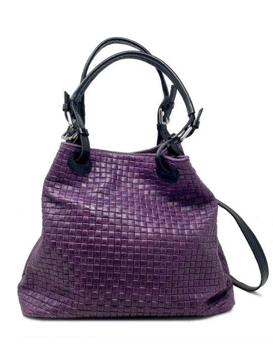 Foto van product CHICCA BORSE Handtas lila / zwart