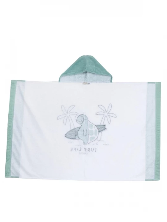 Foto van product Chicco Badjas mintgroen / donkergroen / zwart / wit