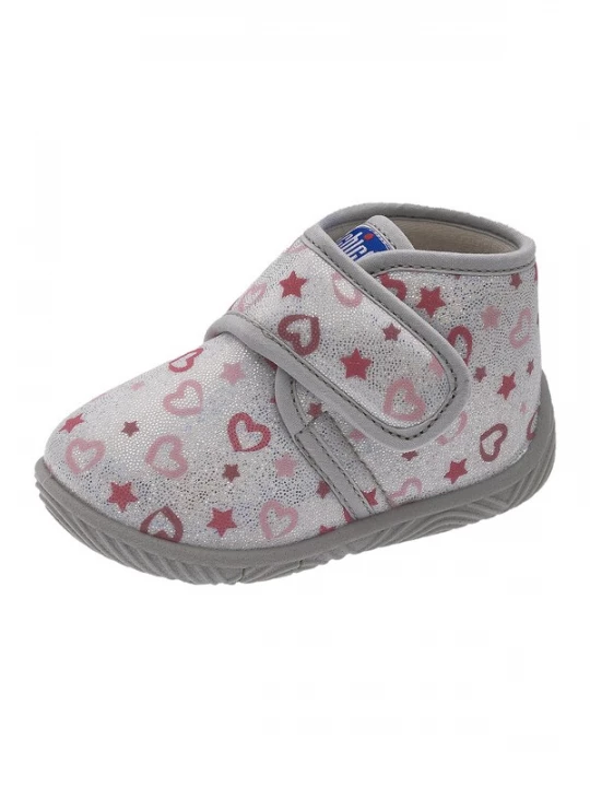 Foto van product Chicco Huisschoenen 'Tofu' oudroze / rood / zilver