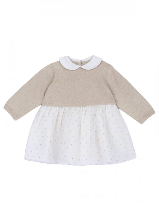 Foto van product Chicco Jurk beige / geel / wit