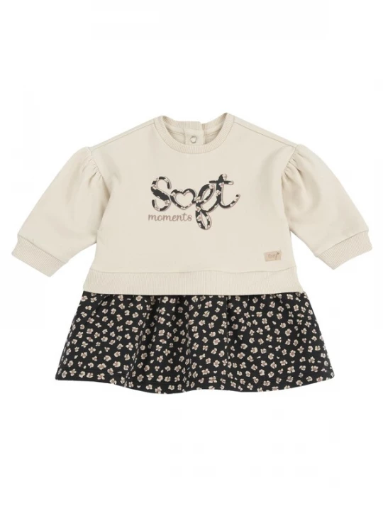 Foto van product Chicco Jurk crème / camel / zwart