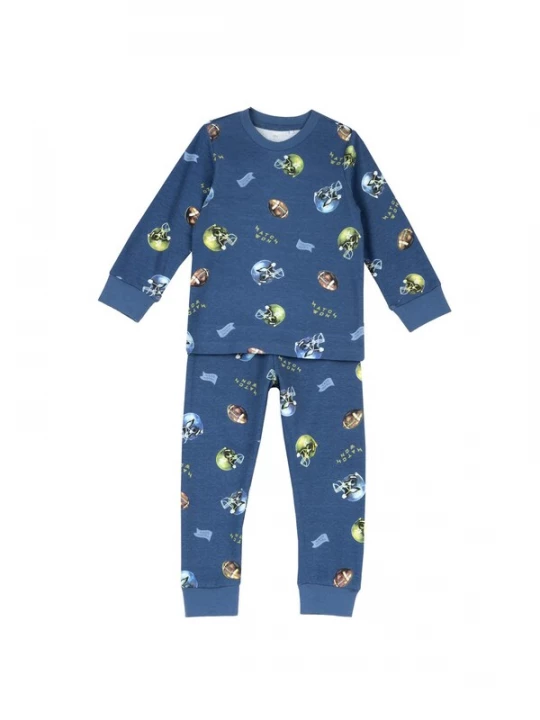 Foto van product Chicco Nachtkledij lichtblauw / blauw gemêleerd / ombergrijs / appel