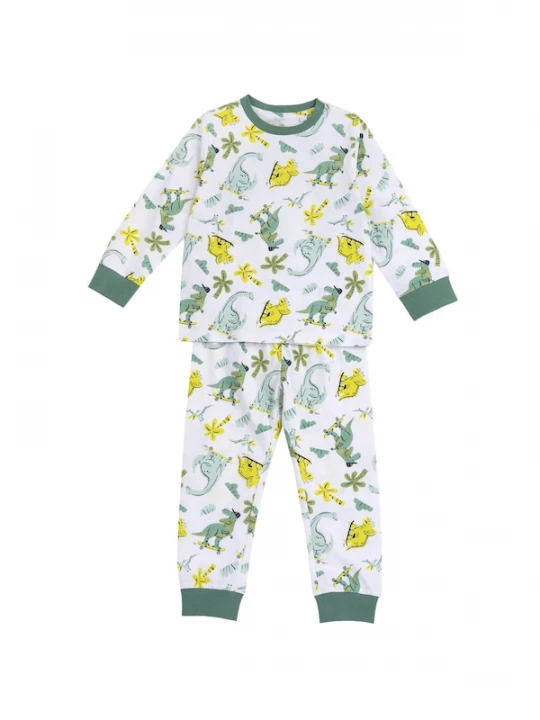 Foto van product Chicco Nachtkledij lichtblauw / lichtgeel / grasgroen / wit