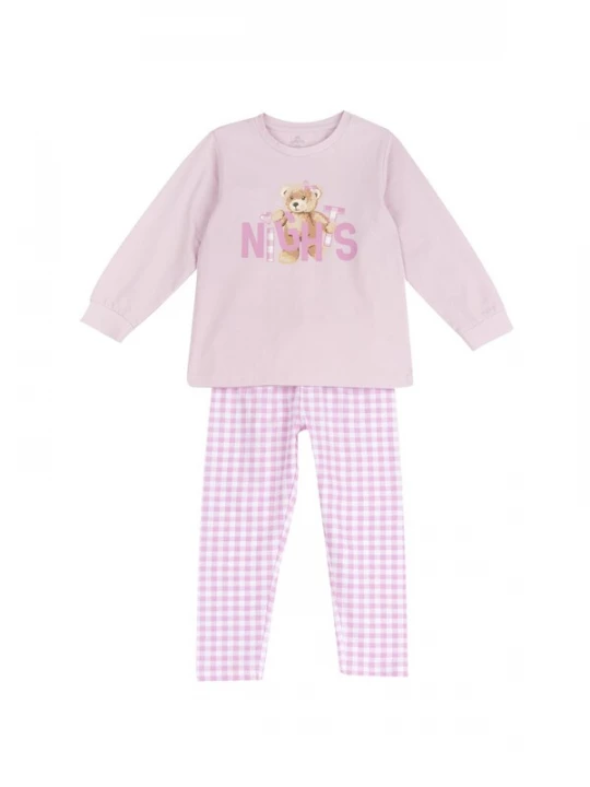 Foto van product Chicco Nachtkledij lichtbruin / pink / zwart / wit