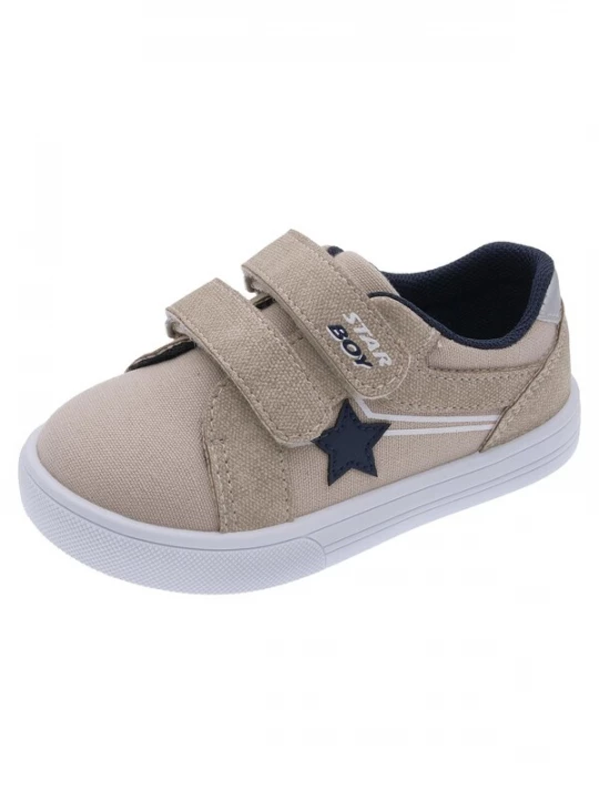 Foto van product Chicco Sneakers 'Fagotto' beige / donkerblauw / zilver