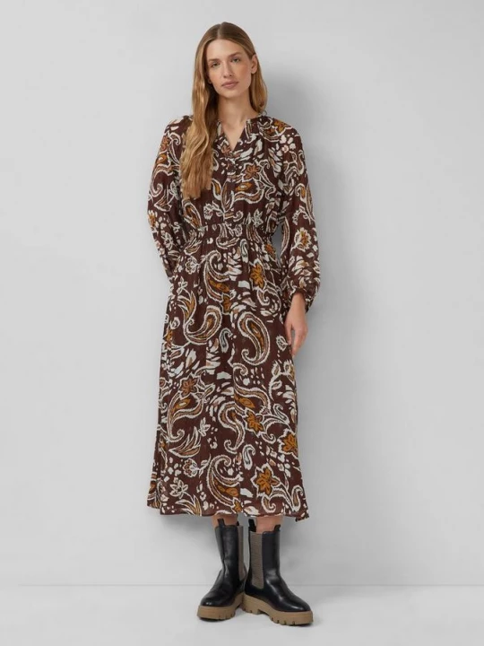 Foto van product Chiffon jurk met effectgaren in een relaxte pasvorm s.Oliver