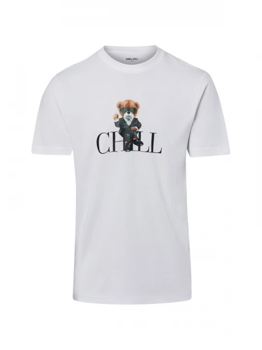 Foto van product Chill Pill Shirt ' Luxury Bear ' bruin / wit
