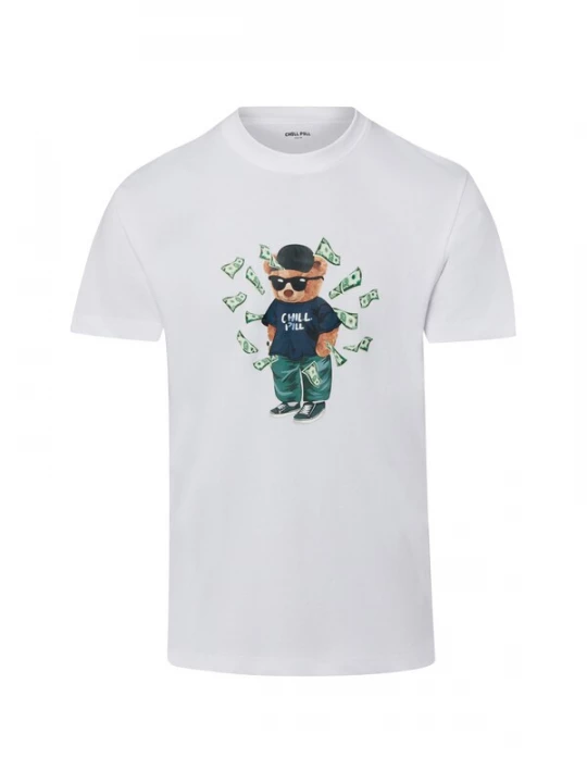 Foto van product Chill Pill Shirt ' Money Bear ' wit