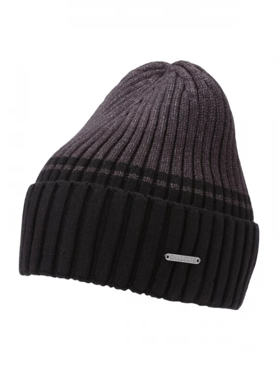 Foto van product chillouts Muts 'Malik' donkergrijs / zwart