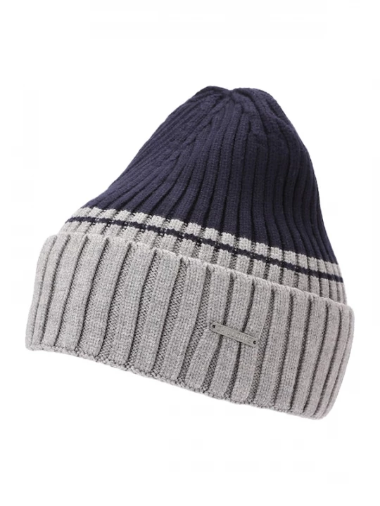 Foto van product chillouts Muts 'Malik' navy / grijs