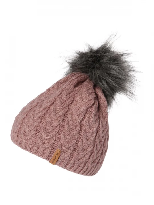 Foto van product chillouts Muts 'Tabea' antraciet / oudroze