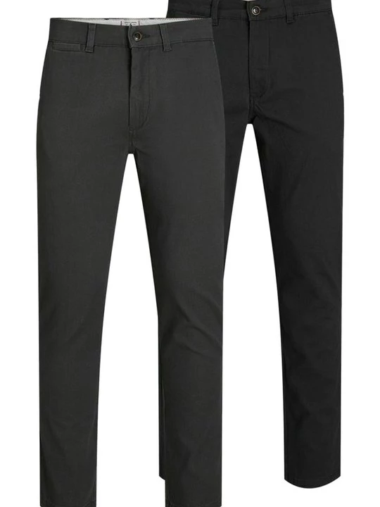 Foto van product Chino Jack&Jones donkergrijs gemêleerd