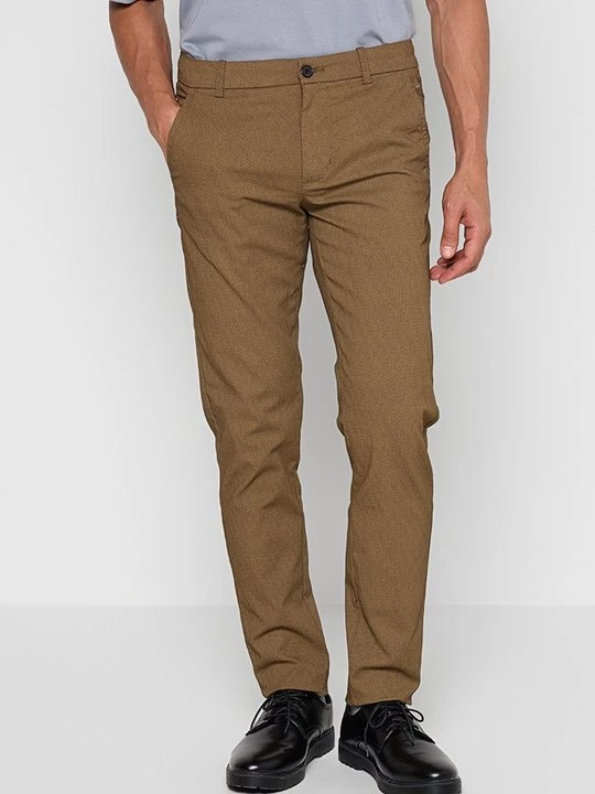 Foto van product Chino lindbergh donkerbruin