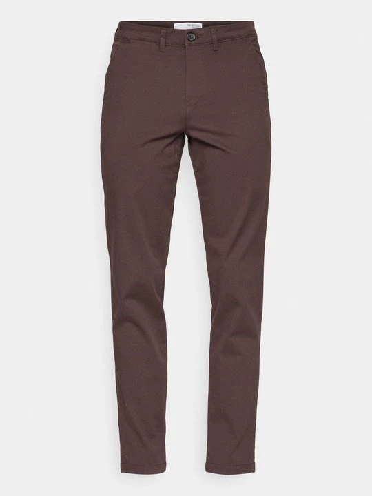 Foto van product Chino Selected donkerbruin
