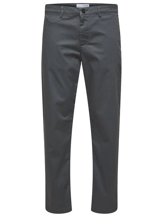 Foto van product Chino Selected donkergrijs