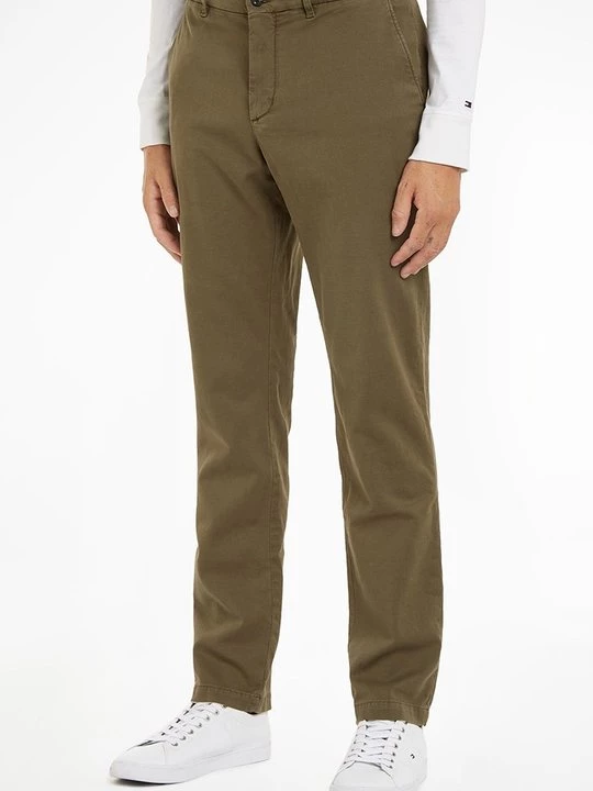 Foto van product Chino Tommy Hilfiger olijfgroen