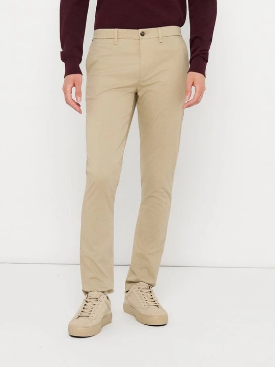 Foto van product Chino Tommy Hilfiger zandkleur