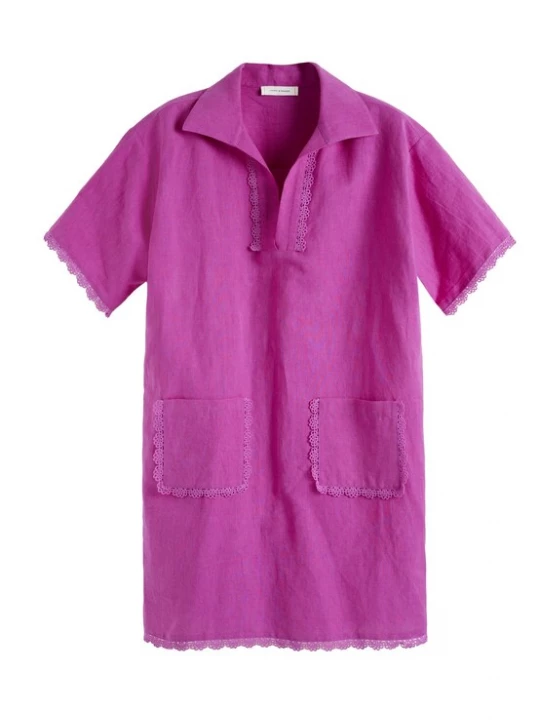 Foto van product Chinti & Parker Blousejurk magenta
