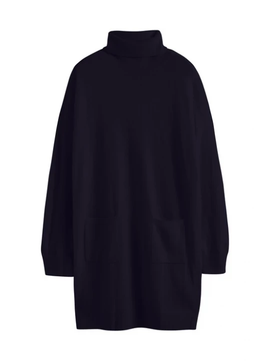 Foto van product Chinti & Parker Gebreide jurk donkerblauw