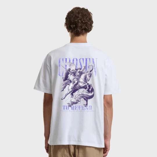 Foto van product Chosen To Defend Oversize Tee Mister Tee wit