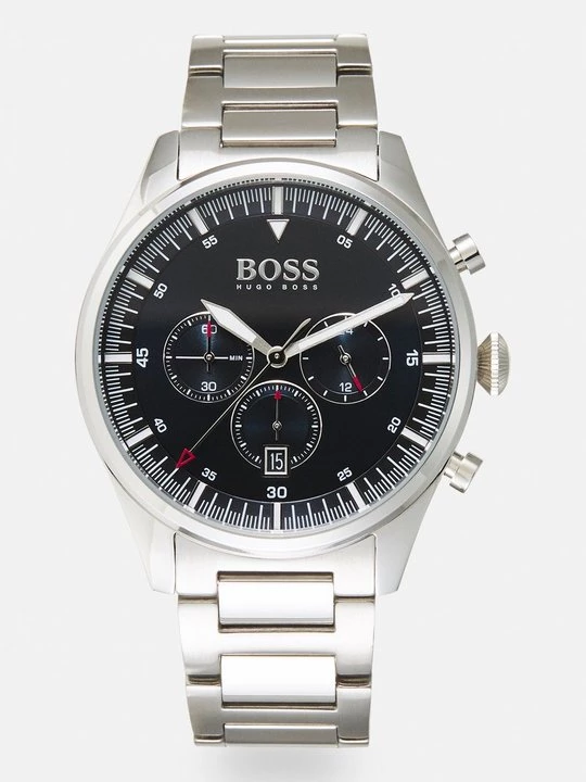 Foto van product Chronograaf Boss zilverkleurig